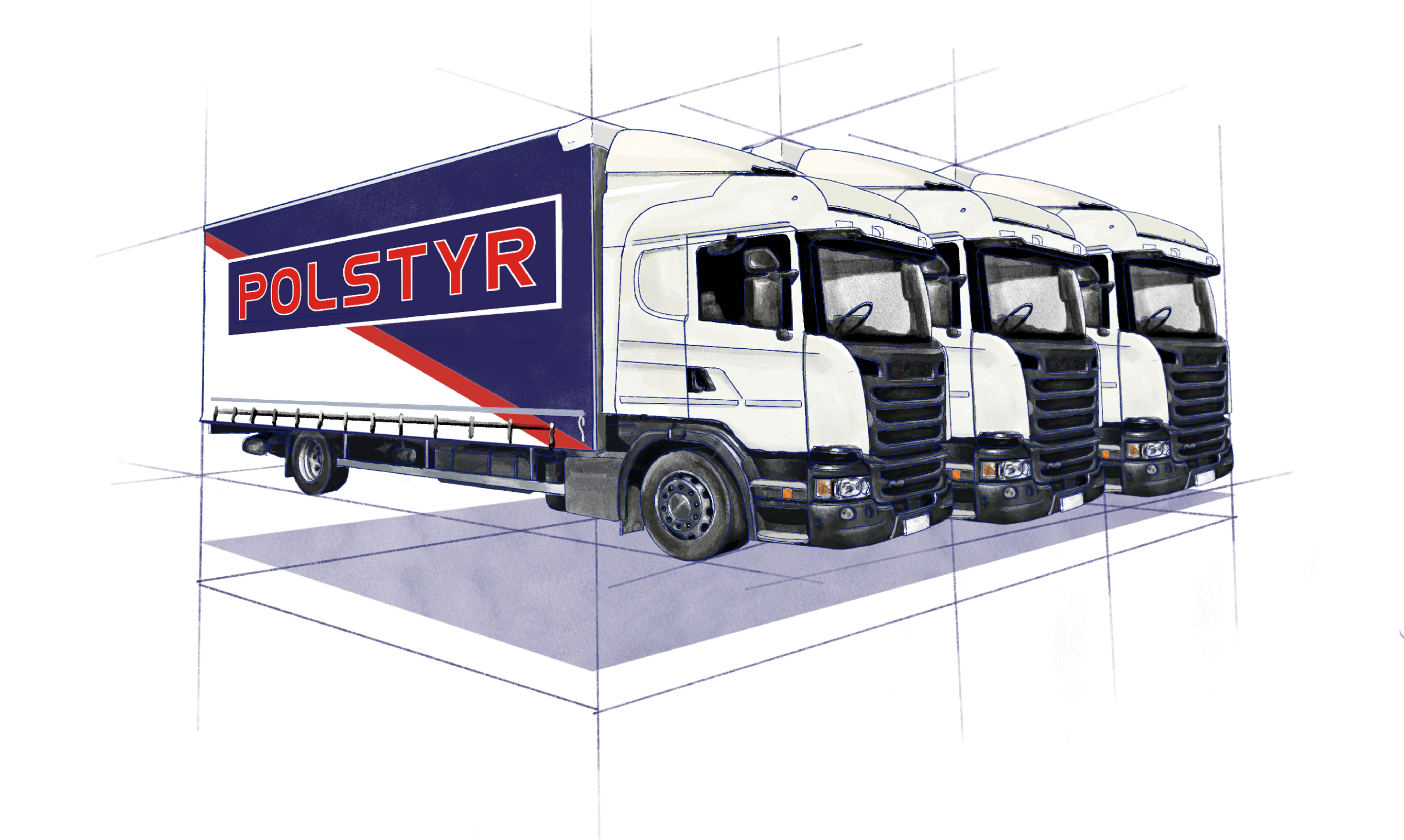 Ciężarówki Polstyr