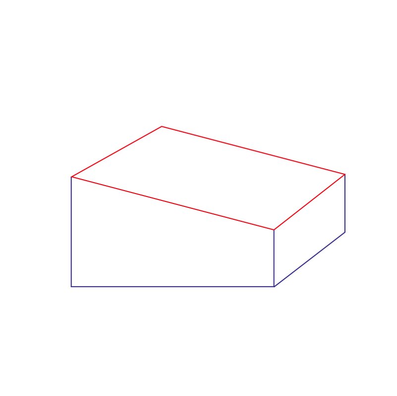 Piktogram spadków dachowych